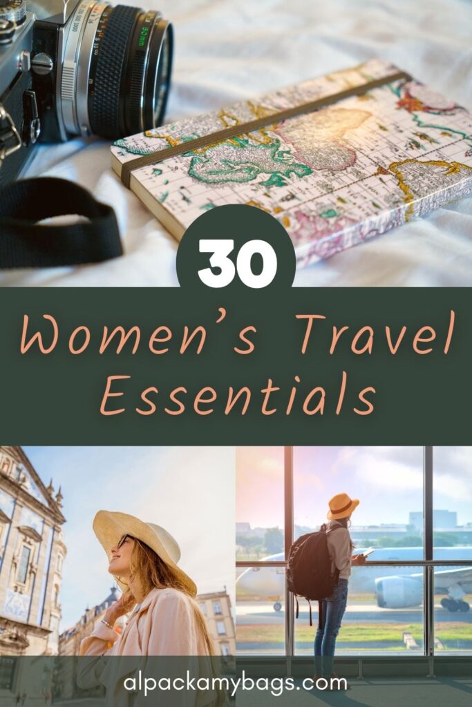 Women's Travel Essentials Pinterest Cover