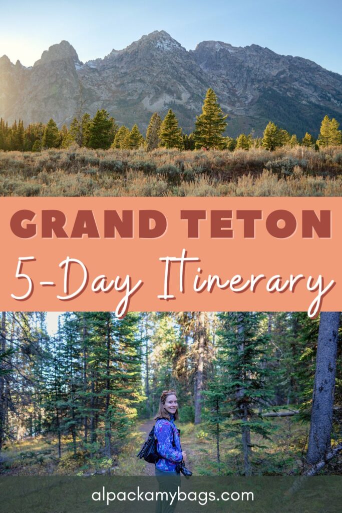 Grand Teton Itinerary Pin Cover