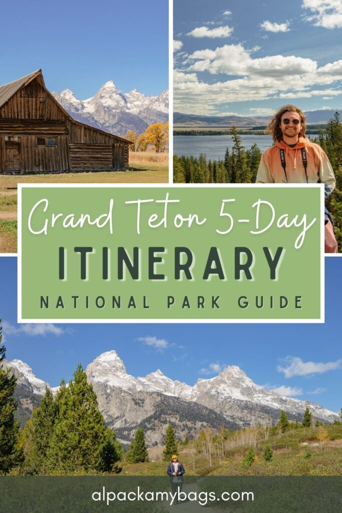 Grand Teton Itinerary Pin Cover