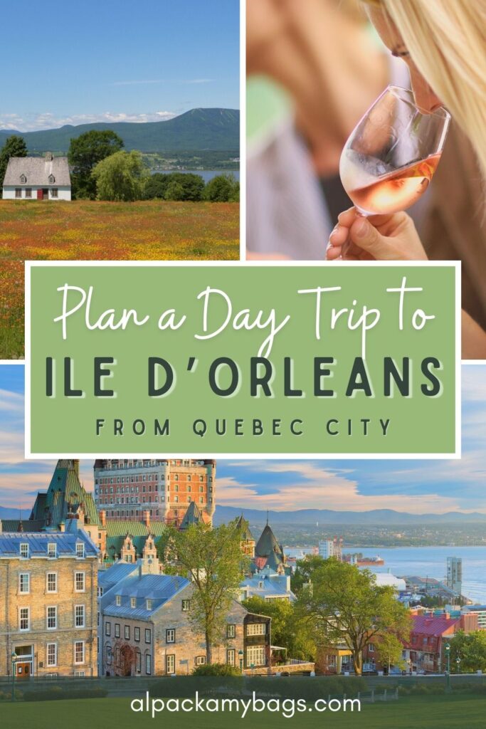 Ile d'Orleans Quebec Guide Pin Cover