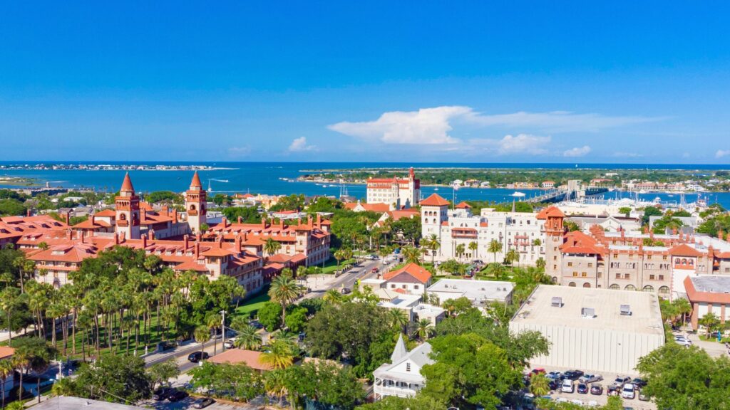 St Augustine Florida Aerial View