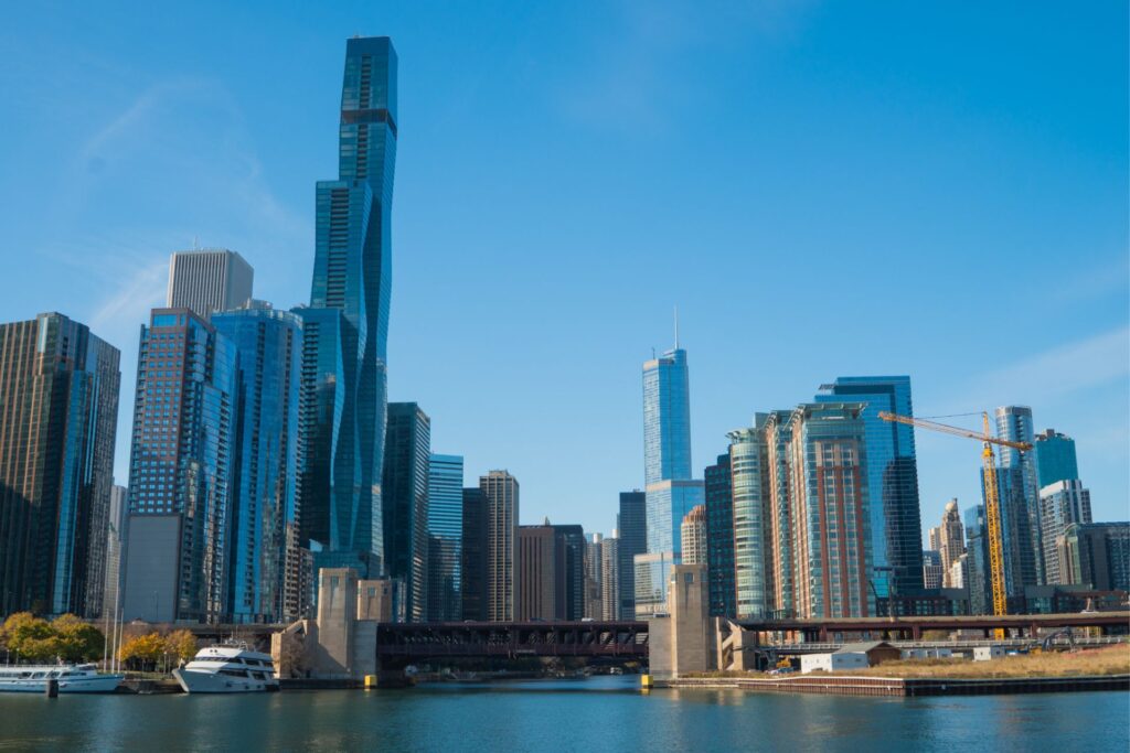 View of Downtown Chicago from the Lake