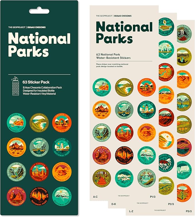 National Parks Stickers