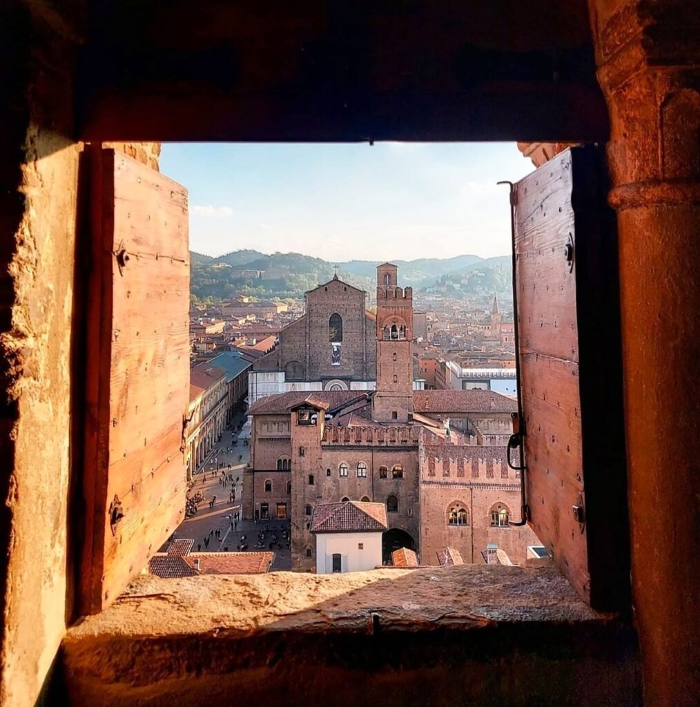 bologna, panorama, city