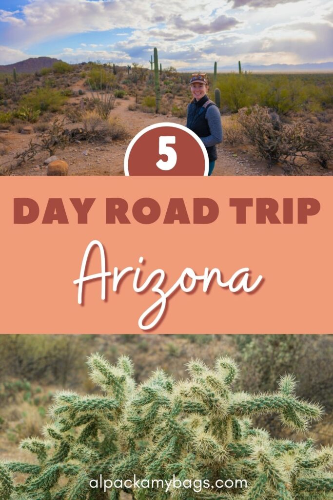 5 Day Arizona Road Trip Pinterest Cover