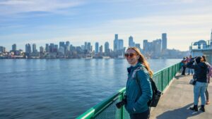On the Bainbridge Island Ferry from Seattle