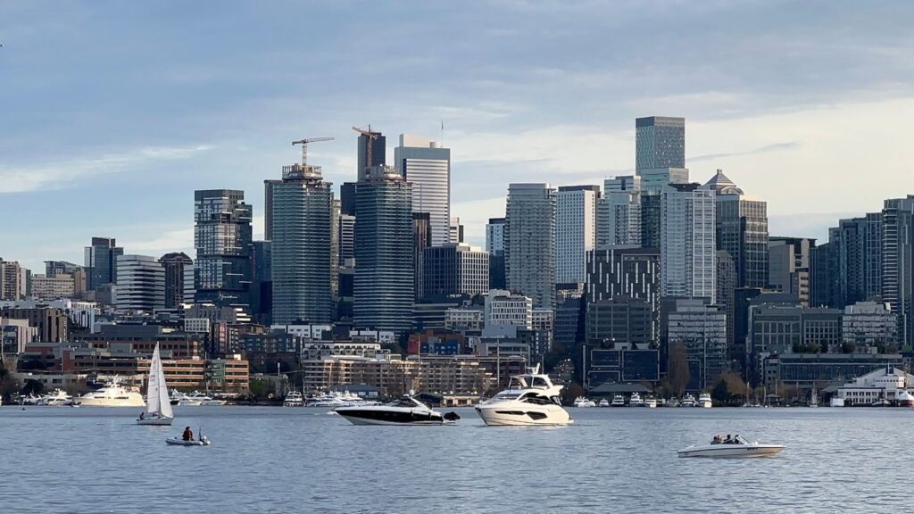 Lake Union in the afternoon sun - Seattle