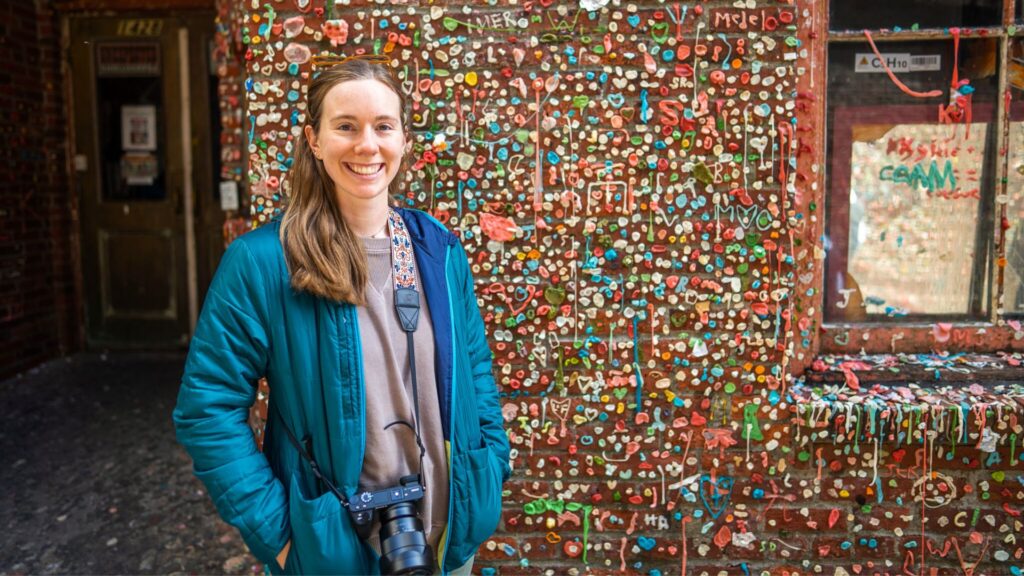 By the Gum Wall - Pike Place Seattle (me)