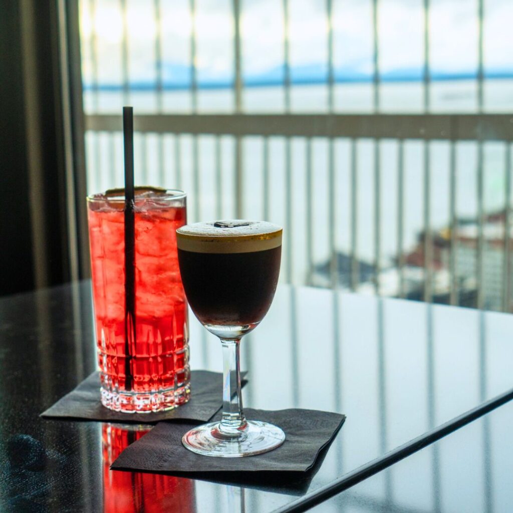 Drinks at Smith Tower Seattle