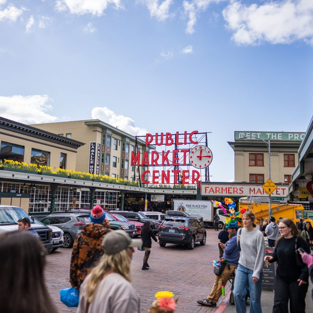 Pike Place Market Front Seattle