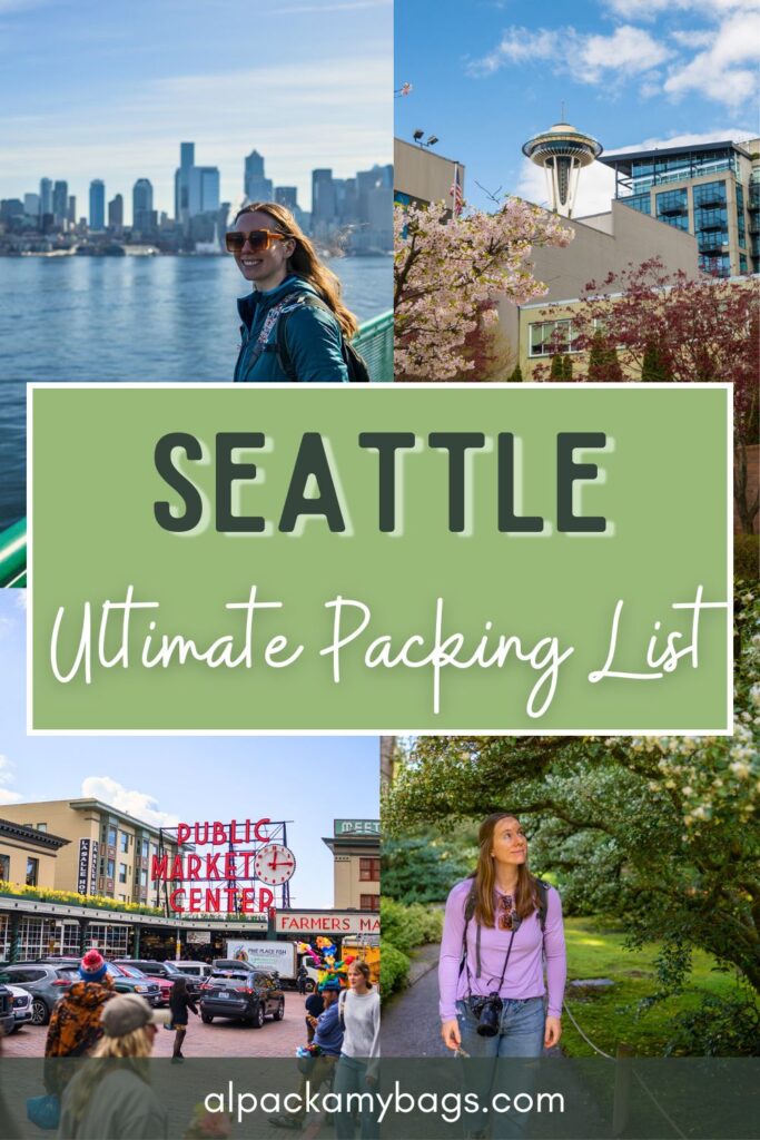 Seattle Packing List Pinterest