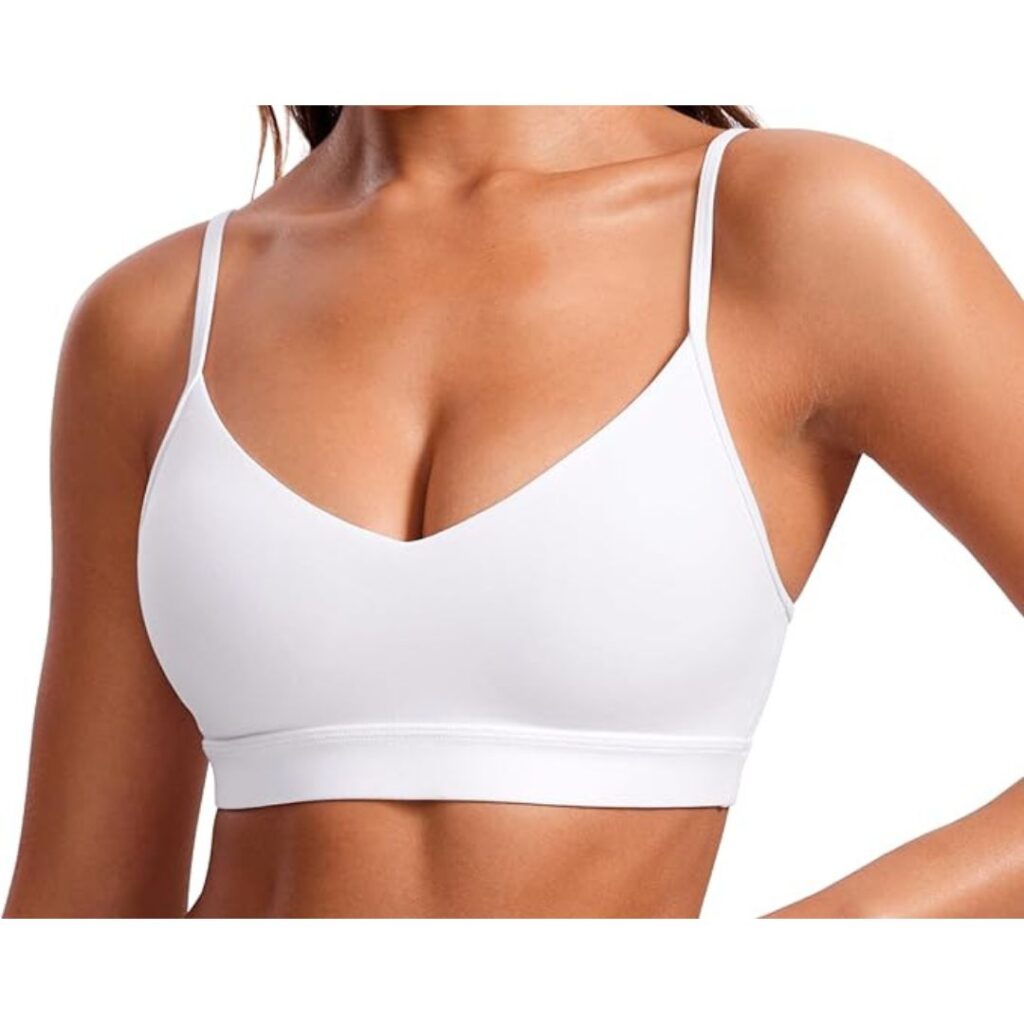 White bralette