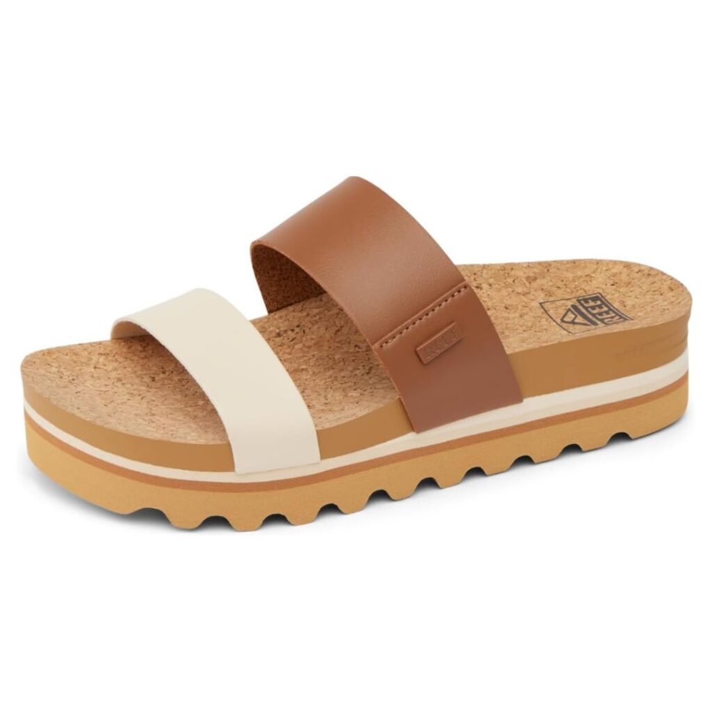 Womens brown slip on sandals by reef