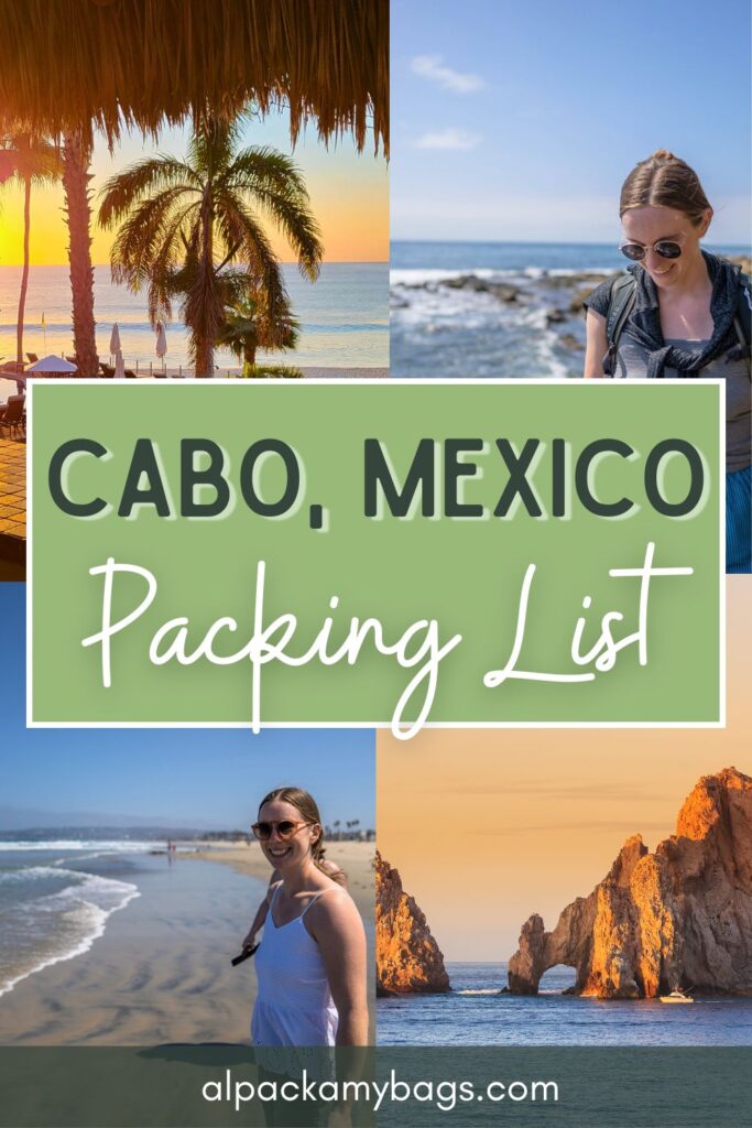 Cabo Packing List Pinterest