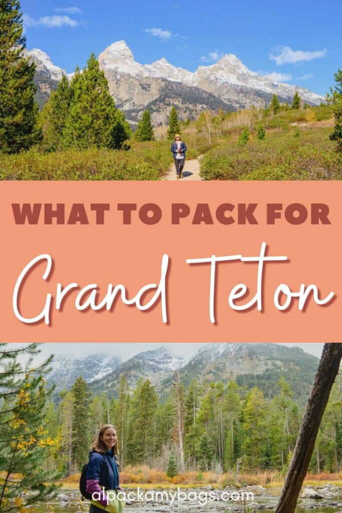 Grand Teton Packing List Pinterest