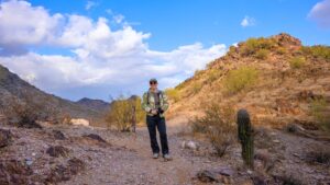 Woman Hiking in Phoenix, Arizona
