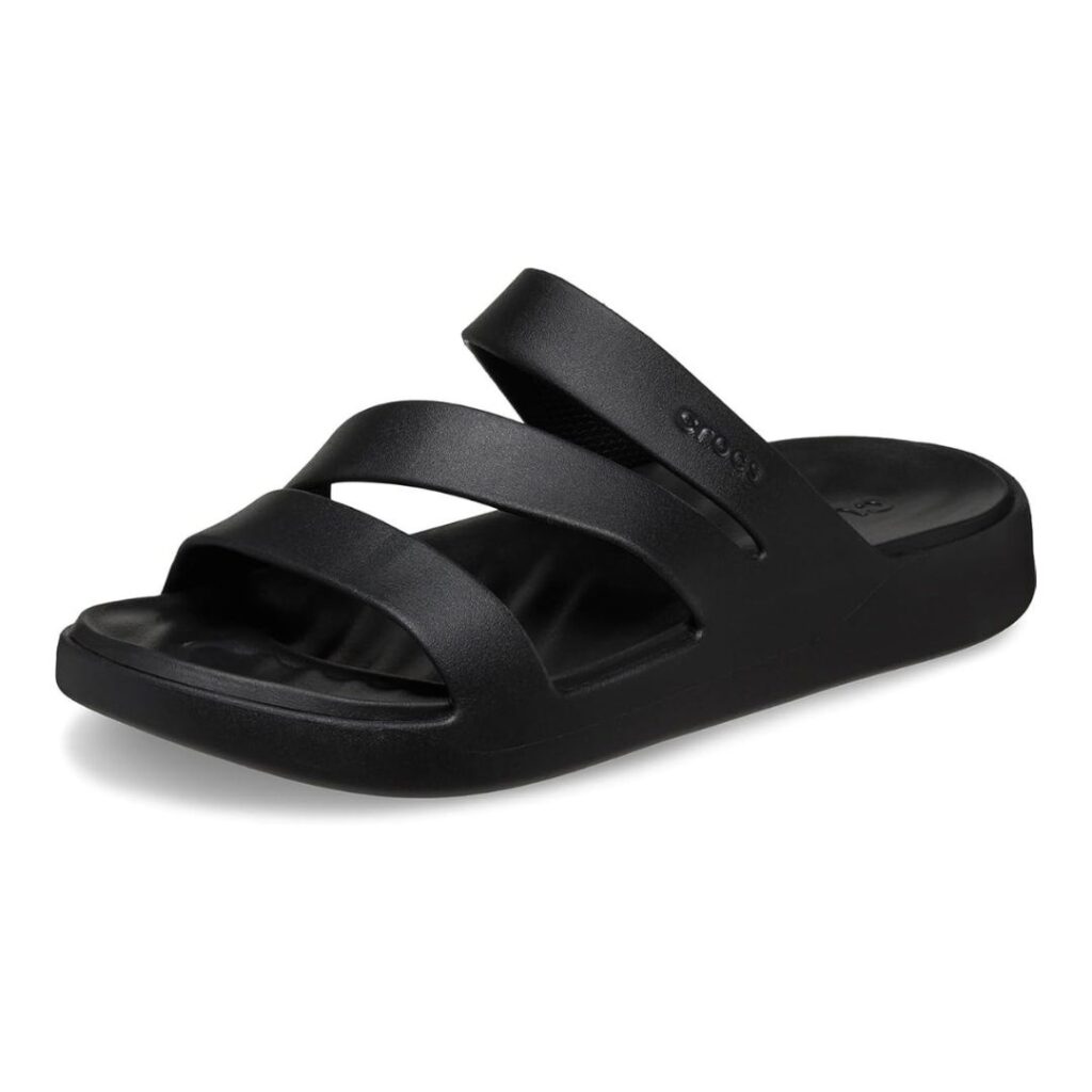 Womens Black Crocs Sandals