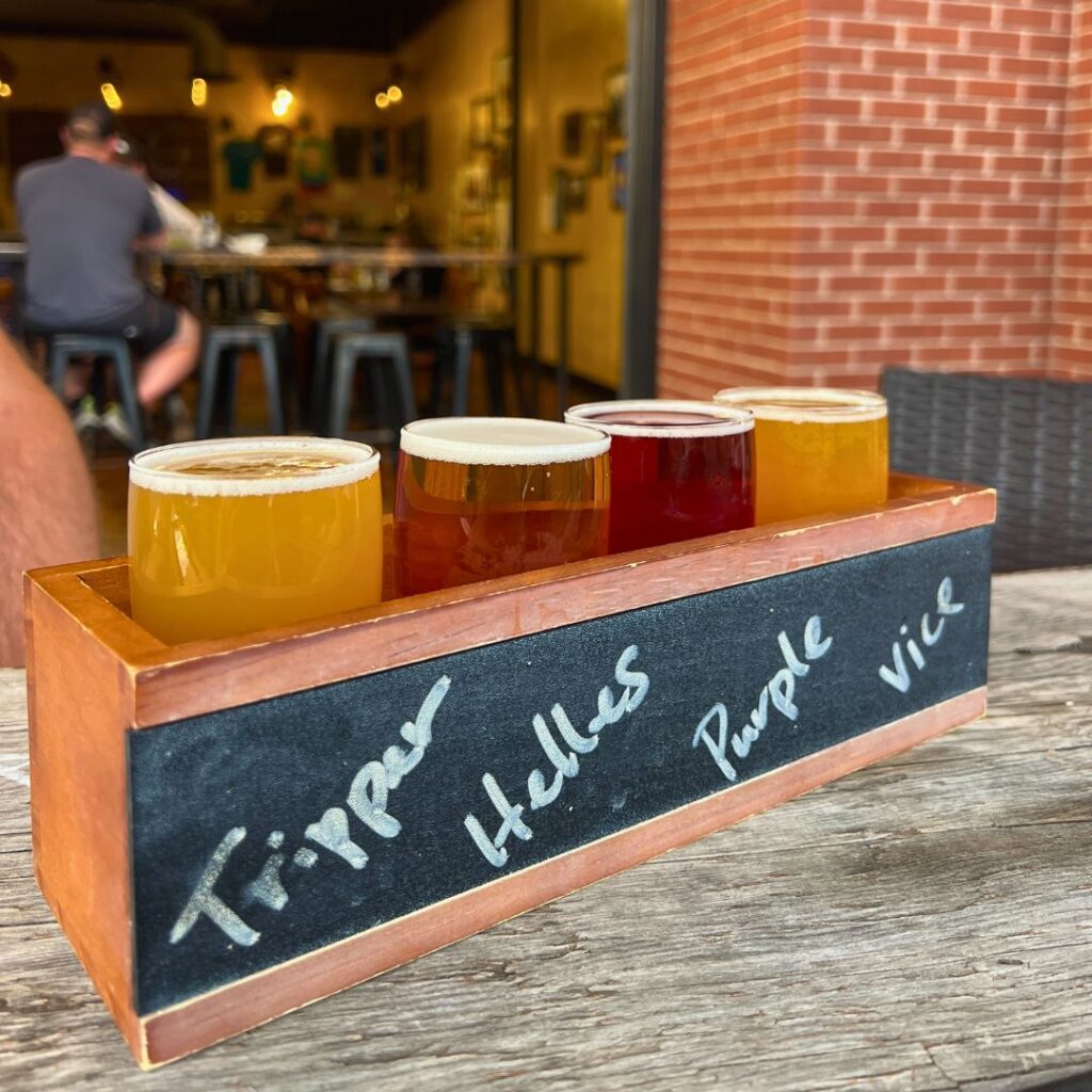 Beer Flight Ouray Brewery Colorado