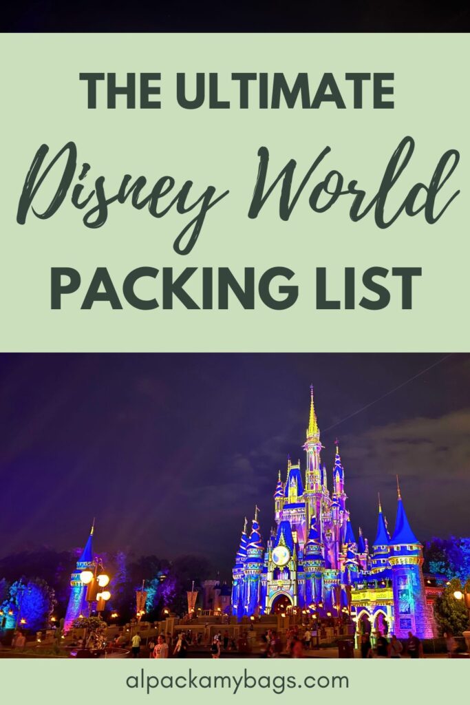Disney World Packing List Pinterest