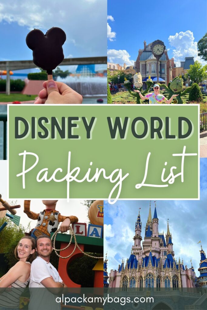 Disney World Packing List Pinterest