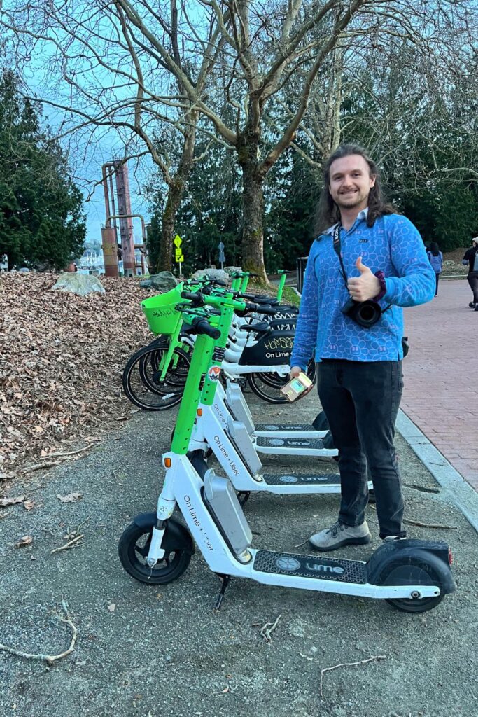 Nathan by scooter rentals in Seattle