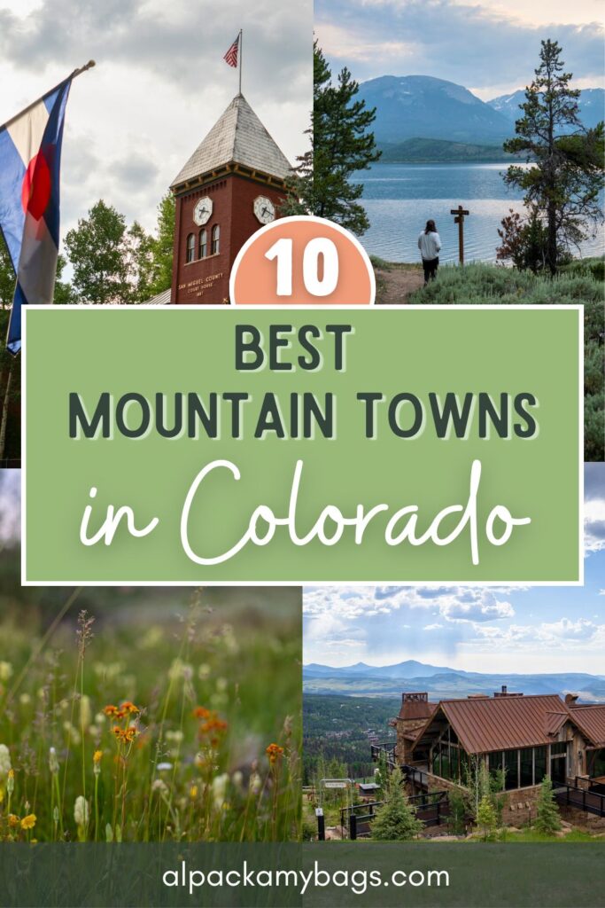 Best Mountain Towns in Colorado Pinterest