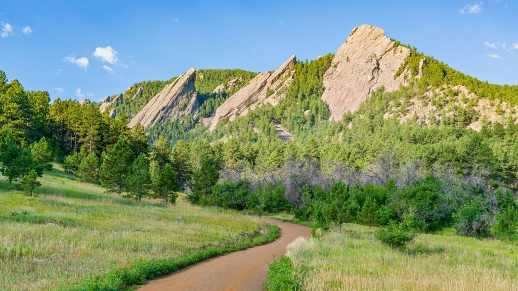 Flatirons in Boulder Colorado