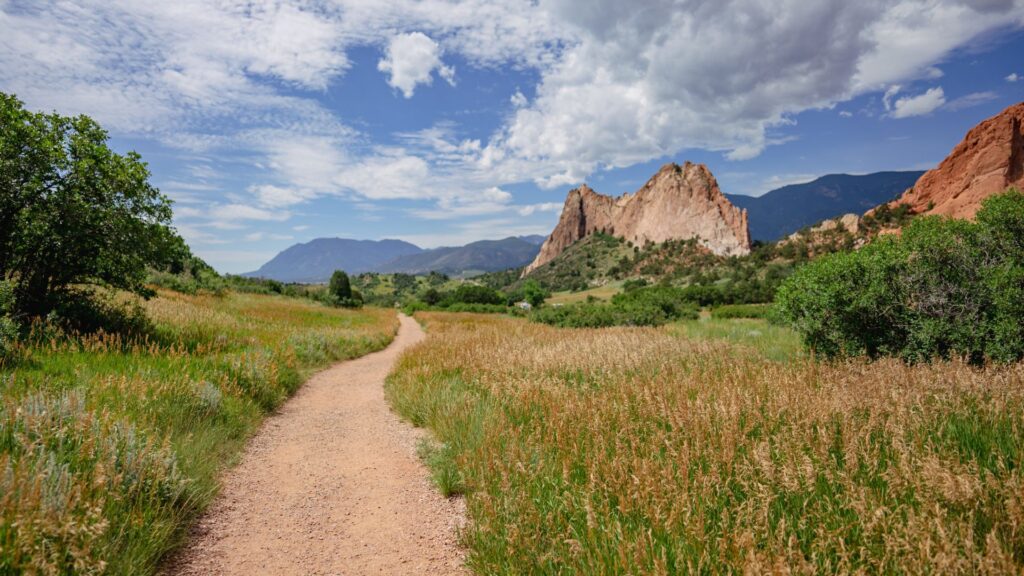 Hiking trail at Garden of the Gods, Colorado Springs