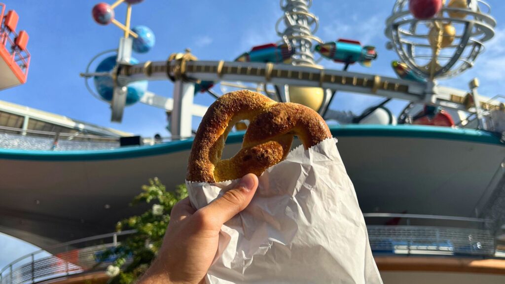 Sweet Cream Cheese Pretzel from Disney World