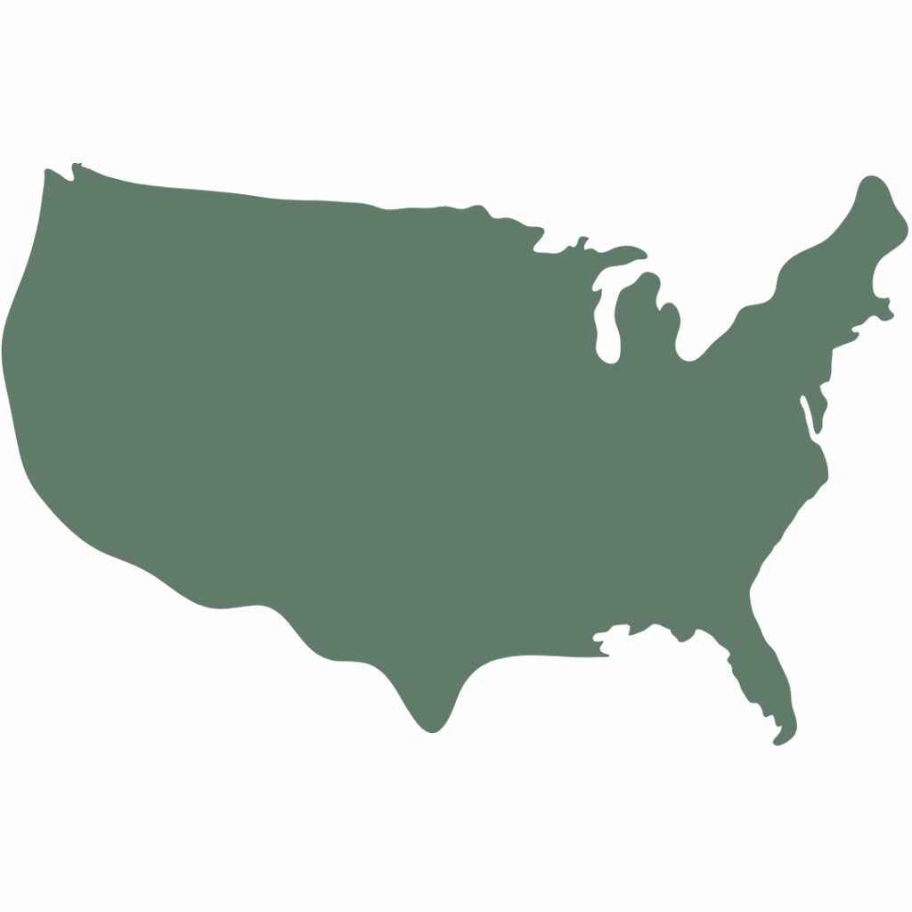 United States Outline Graphic