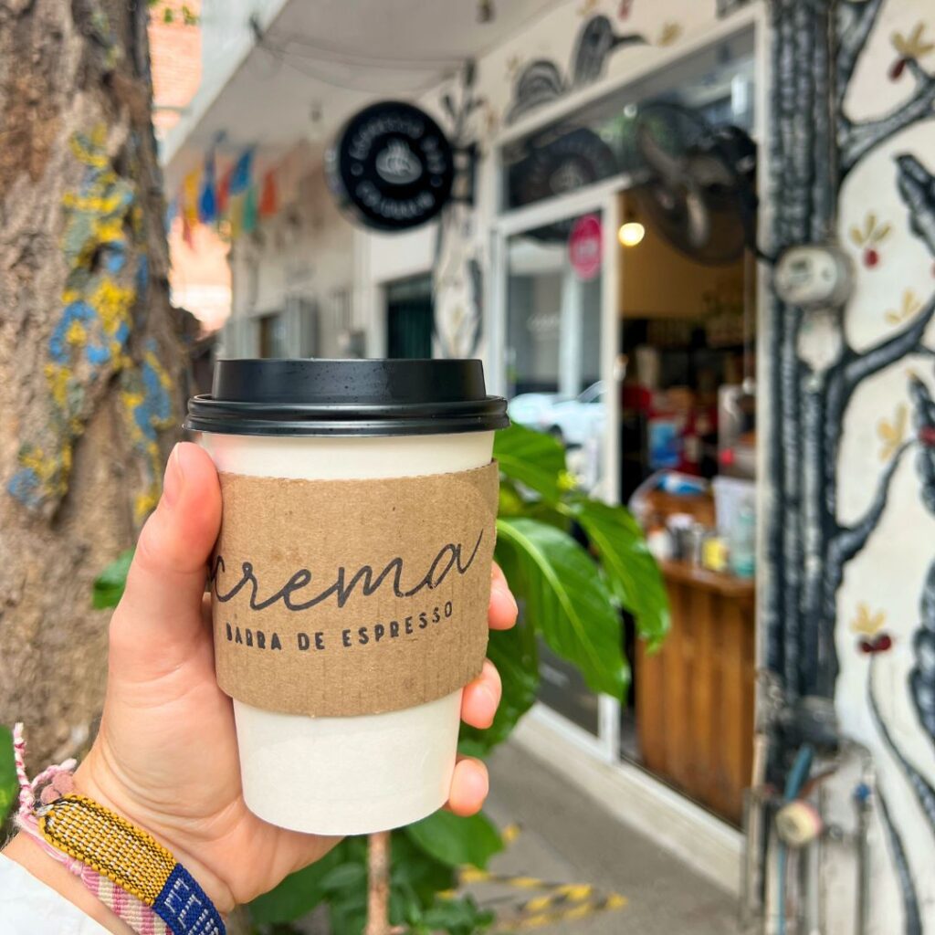 Latte from Crema barra de espresso in Puerto Vallarta