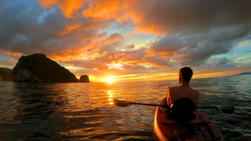 Sunset kayaking tour in Puerto Vallarta Mexico