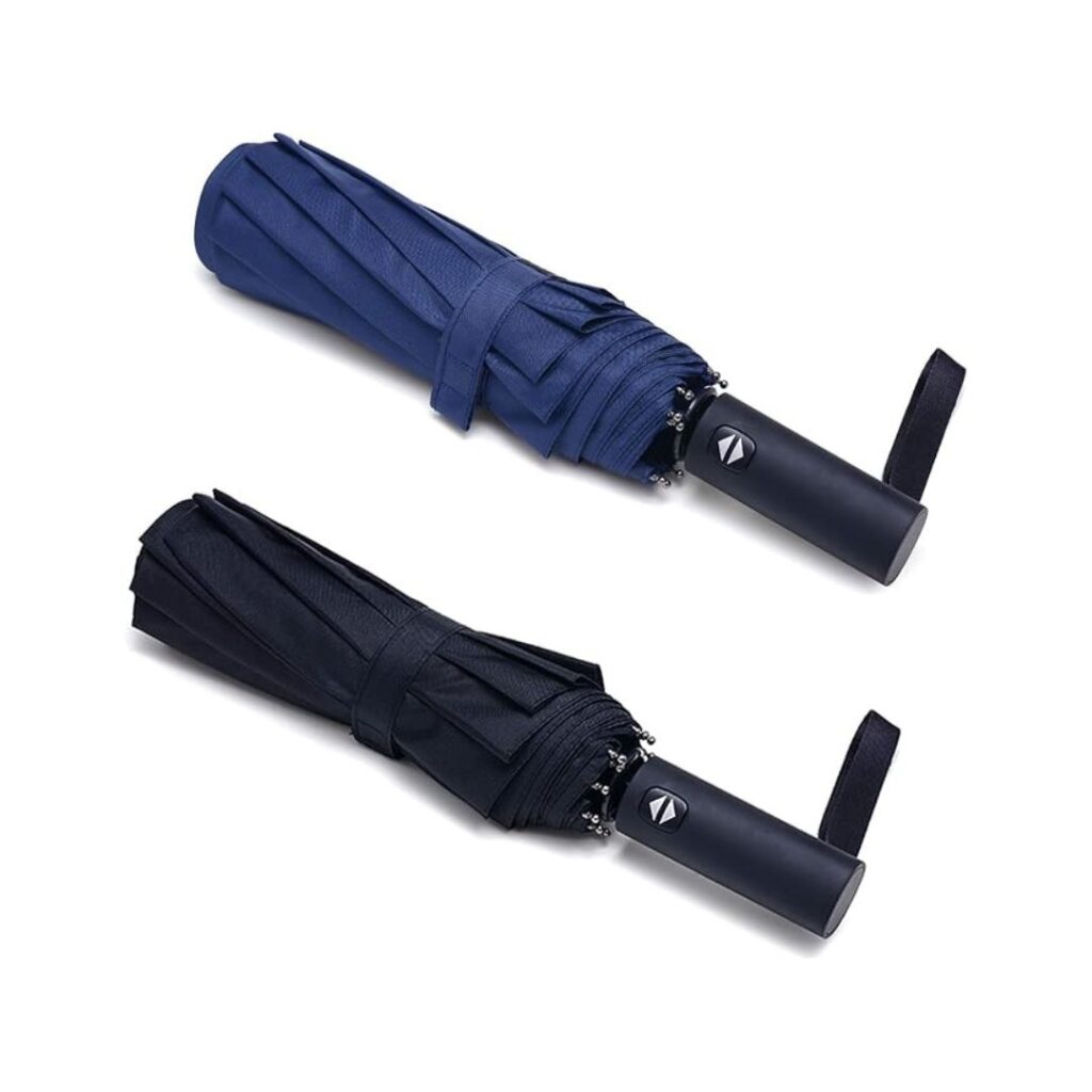 2 Pack Compact Umbrellas for Travel