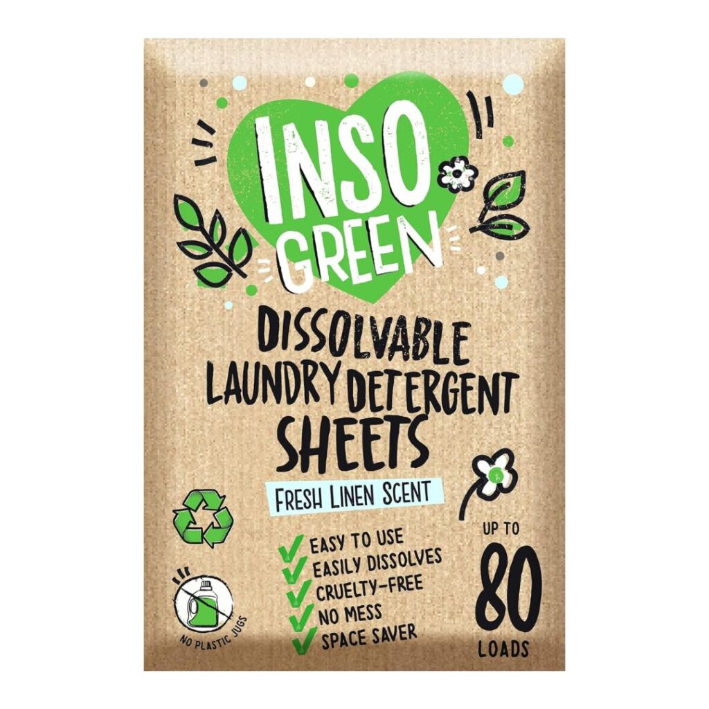 Dissolvable Laundry Detergent Sheets