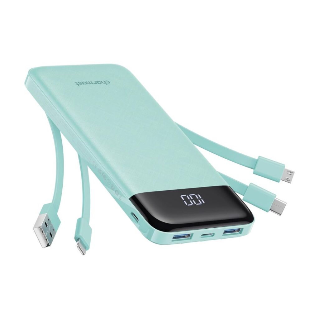 Portable Charger with Cords