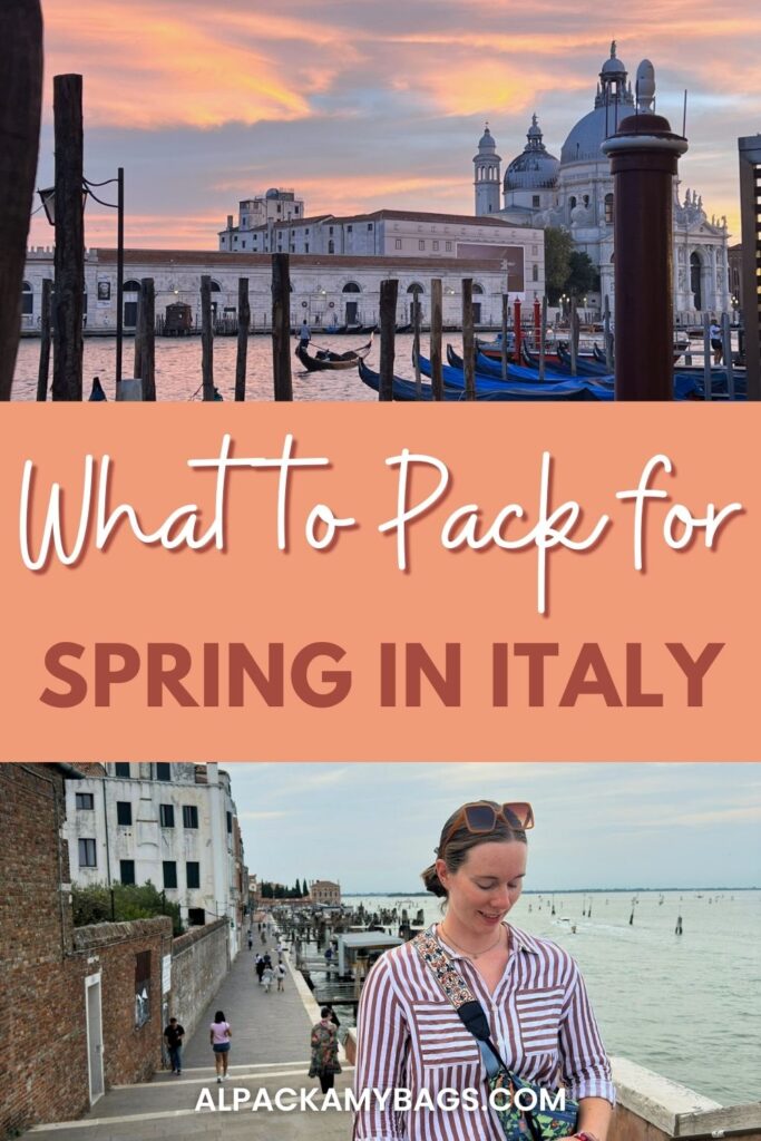 Italy Spring Packing List Pinterest