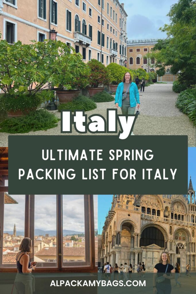 Italy Spring Packing List Pinterest