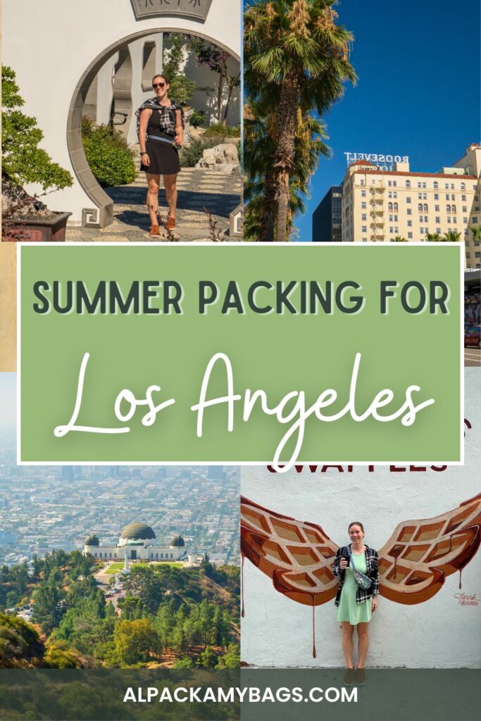 Los Angeles Summer Packing List Pinterest