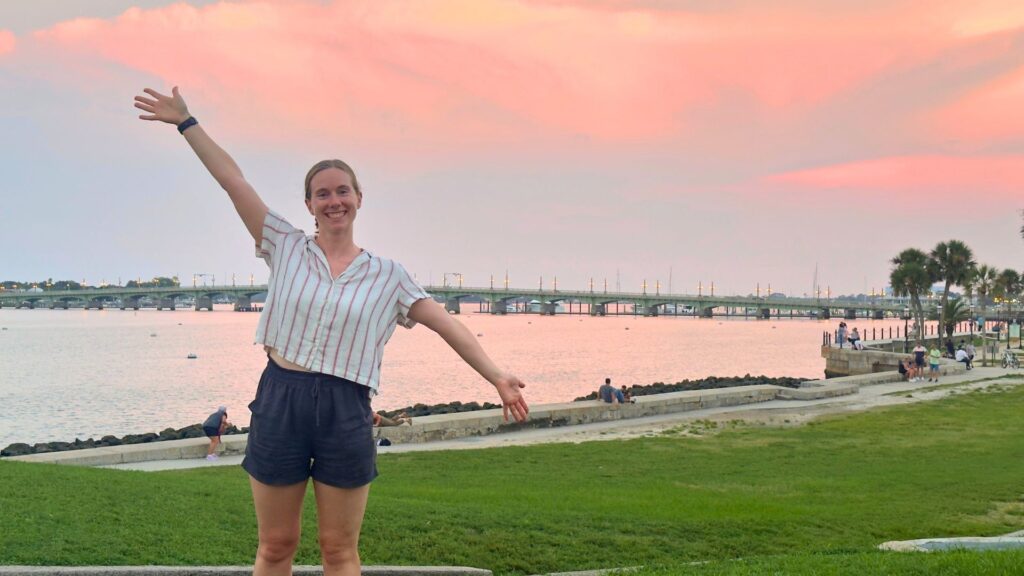 Woman By the Ocean in summer
