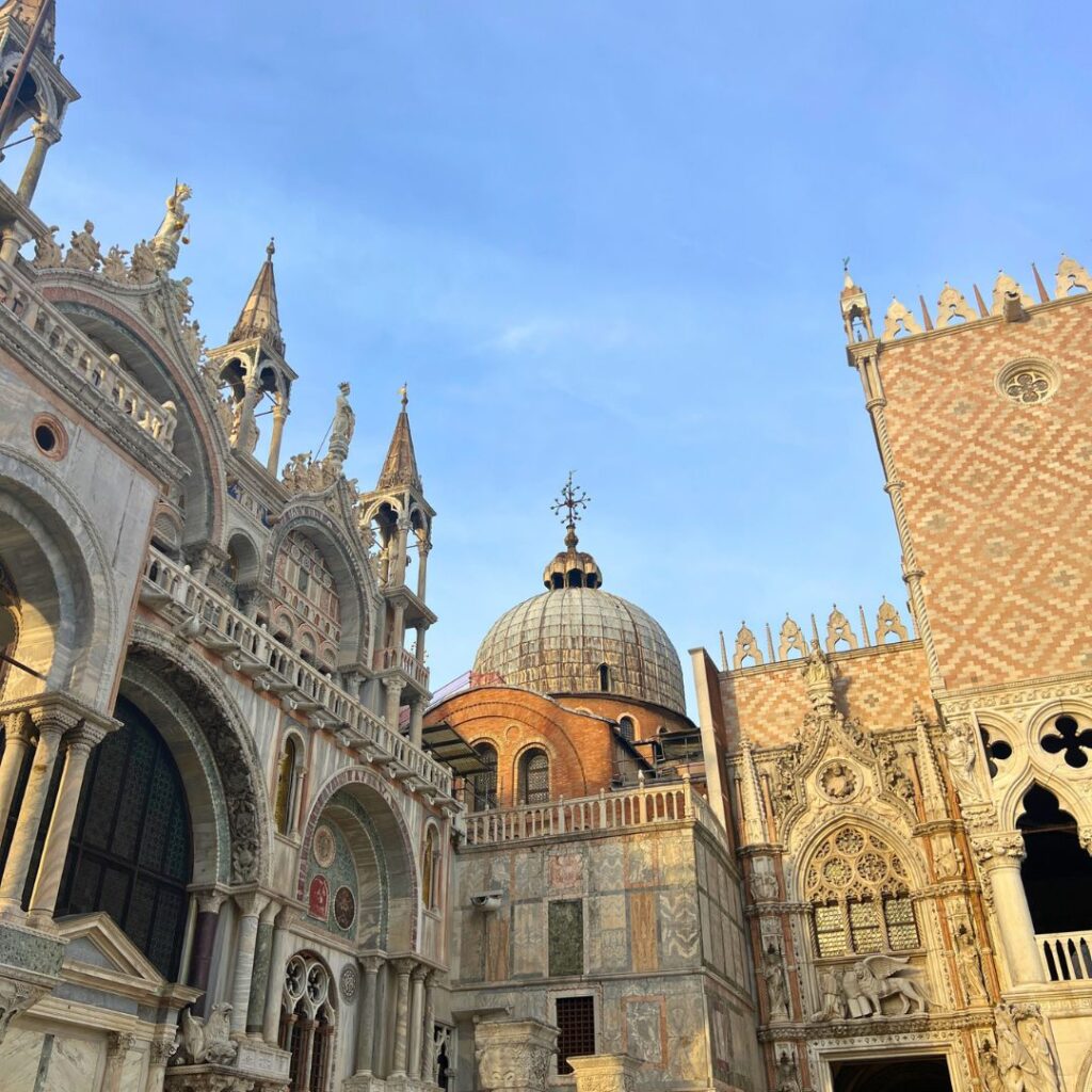 St Marks and Doge Palace in Venice Italy